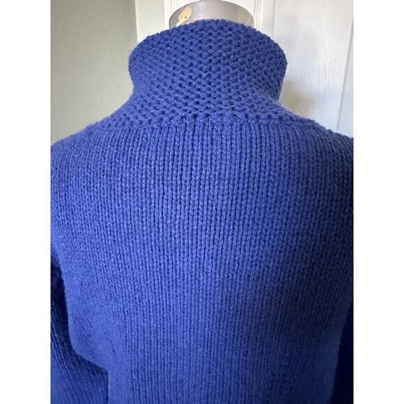 ALPHA MASSIMO REBECCHI Wool Cardigan Sweater Jacket 46 Us M Blue Italy Blazer - Picture 9 of 16